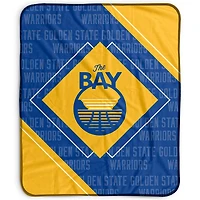 Pegasus Golden State Warriors 50" x 60" Diamond Logo Fleece Blanket