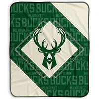 Pegasus Milwaukee Bucks 50" x 60" Diamond Logo Fleece Blanket