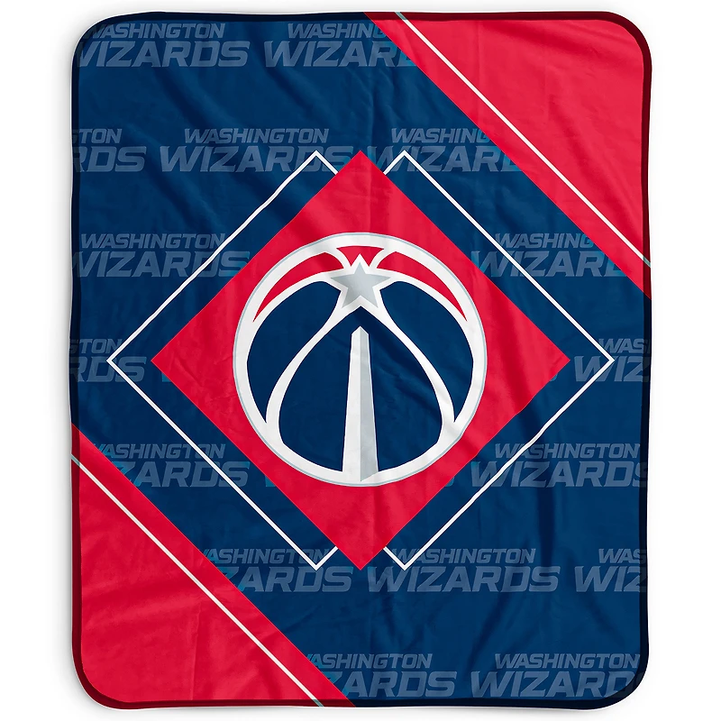 Pegasus Washington Wizards 50" x 60" Diamond Logo Fleece Blanket
