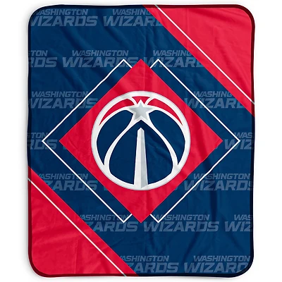 Pegasus Washington Wizards 50" x 60" Diamond Logo Fleece Blanket