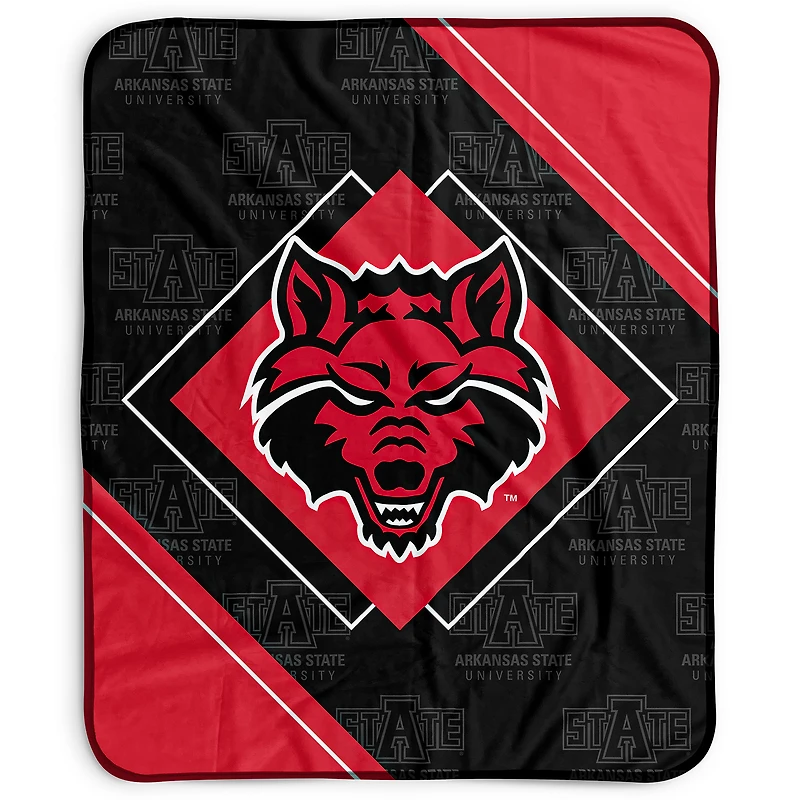 Pegasus Arkansas State Red Wolves 50" x 60" Diamond Logo Fleece Blanket