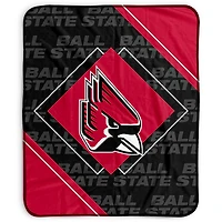 Pegasus Ball State Cardinals 50" x 60" Diamond Logo Fleece Blanket