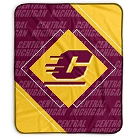 Pegasus Central Michigan Chippewas 50" x 60" Diamond Logo Fleece Blanket