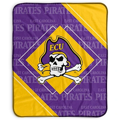 Pegasus ECU Pirates 50" x 60" Diamond Logo Fleece Blanket