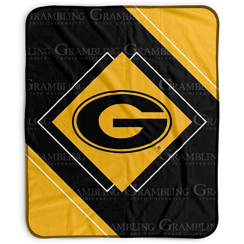 Pegasus Grambling Tigers 50" x 60" Diamond Logo Fleece Blanket