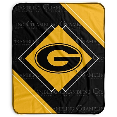 Pegasus Grambling Tigers 50" x 60" Diamond Logo Fleece Blanket