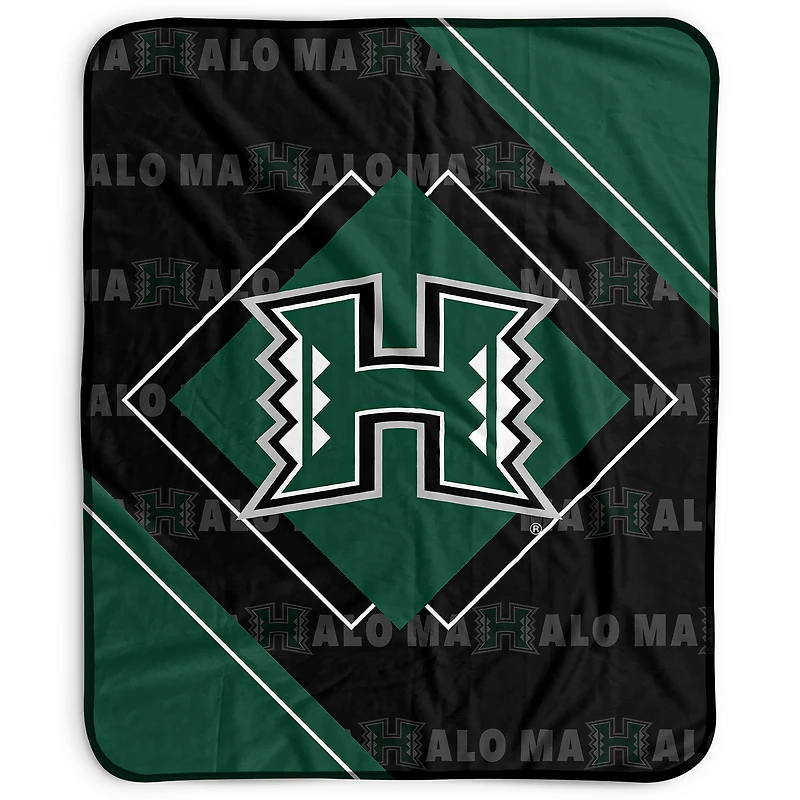 Pegasus Hawaii Rainbow Warriors 50" x 60" Diamond Logo Fleece Blanket