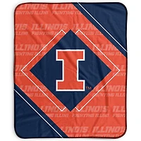 Pegasus Illinois Fighting Illini 50" x 60" Diamond Logo Fleece Blanket