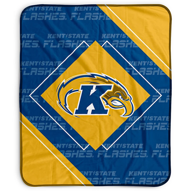 Pegasus Kent State Golden Flashes 50" x 60" Diamond Logo Fleece Blanket