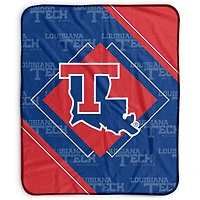 Pegasus Louisiana Tech Bulldogs 50" x 60" Diamond Logo Fleece Blanket