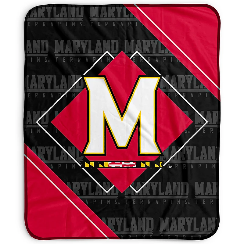 Pegasus Maryland Terrapins 50" x 60" Diamond Logo Fleece Blanket