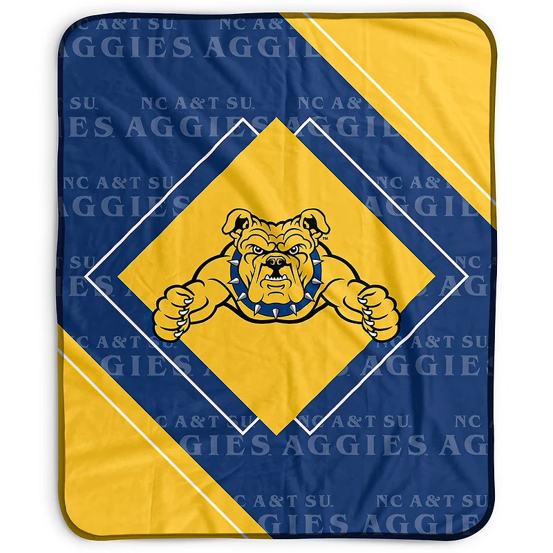 Pegasus North Carolina A&T Aggies 50" x 60" Diamond Logo Fleece Blanket