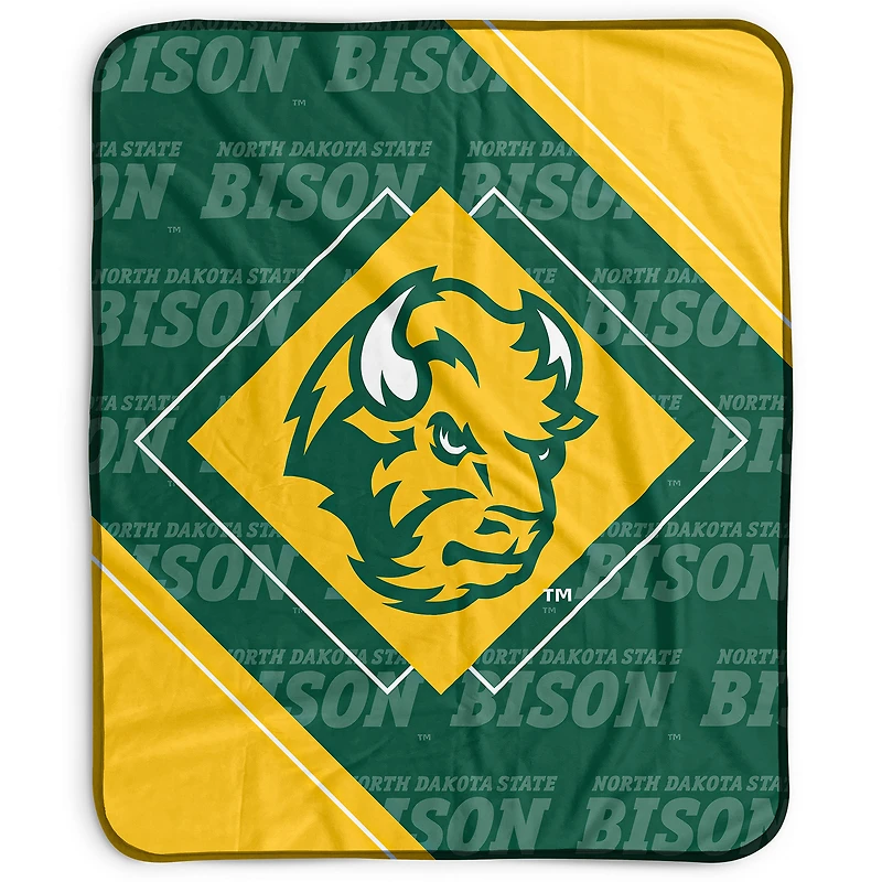 Pegasus NDSU Bison 50" x 60" Diamond Logo Fleece Blanket
