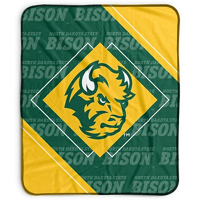 Pegasus NDSU Bison 50" x 60" Diamond Logo Fleece Blanket