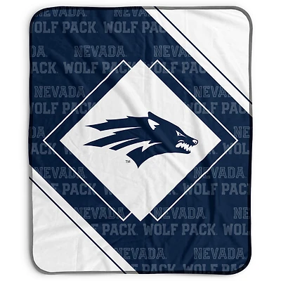 Pegasus Nevada Wolf Pack 50" x 60" Diamond Logo Fleece Blanket