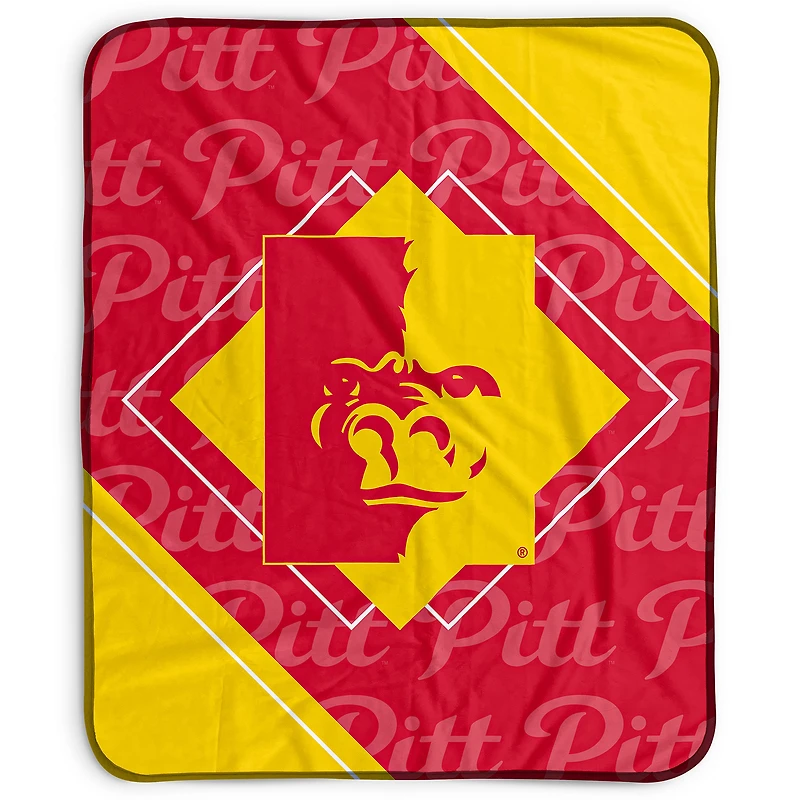Pegasus Pittsburg State Gorillas 50" x 60" Diamond Logo Fleece Blanket