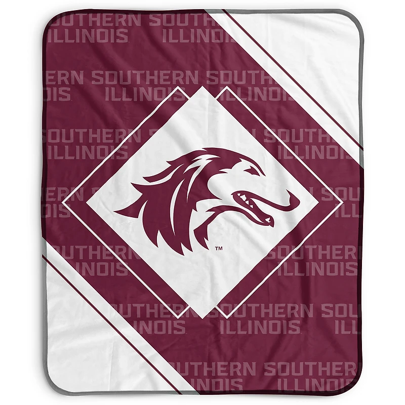 Pegasus Southern Illinois Salukis 50" x 60" Diamond Logo Fleece Blanket