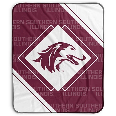 Pegasus Southern Illinois Salukis 50" x 60" Diamond Logo Fleece Blanket