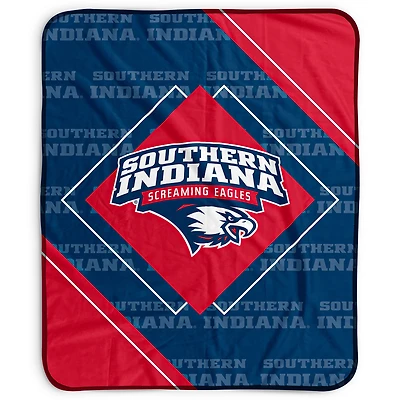 Pegasus Southern Indiana Screaming Eagles 50" x 60" Diamond Logo Fleece Blanket