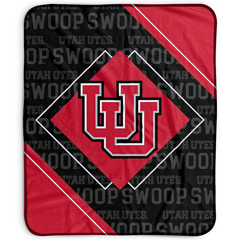 Pegasus Utah Utes 50" x 60" Diamond Logo Fleece Blanket