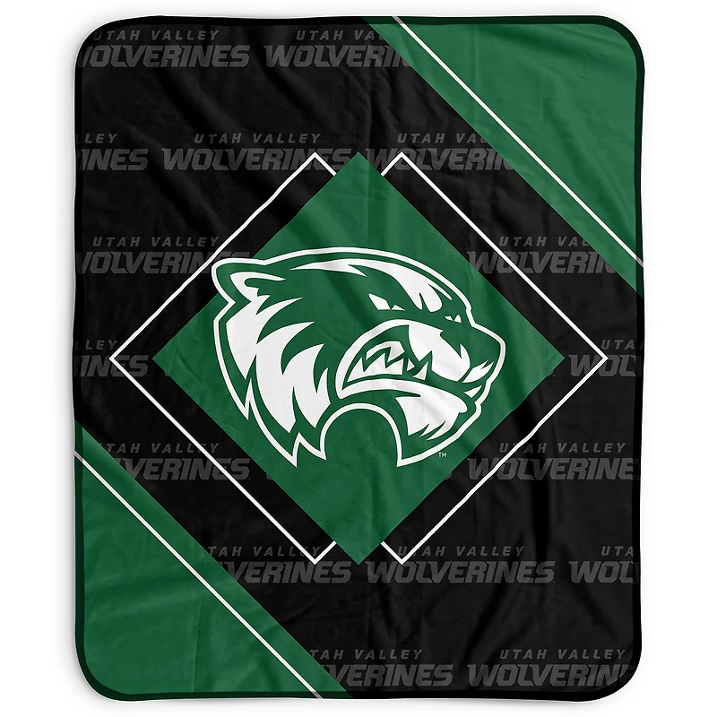 Pegasus Utah Valley Wolverines 50" x 60" Diamond Logo Fleece Blanket
