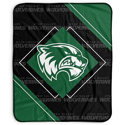 Pegasus Utah Valley Wolverines 50" x 60" Diamond Logo Fleece Blanket