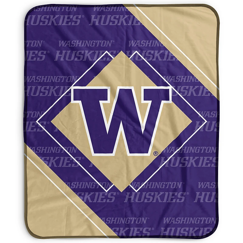 Pegasus Washington Huskies 50" x 60" Diamond Logo Fleece Blanket