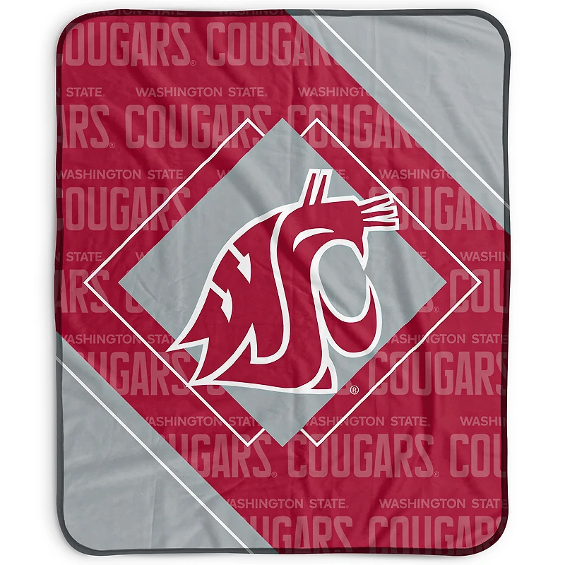 Pegasus Washington State Cougars 50" x 60" Diamond Logo Fleece Blanket