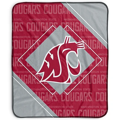 Pegasus Washington State Cougars 50" x 60" Diamond Logo Fleece Blanket
