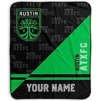 Pegasus Austin FC 50" x 60" Split Wordmark Personalized Fleece Blanket