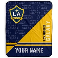Pegasus LA Galaxy 50" x 60" Split Wordmark Personalized Fleece Blanket