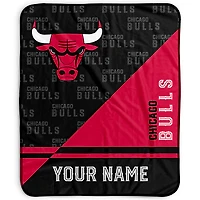 Pegasus Chicago Bulls 50" x 60" Split Wordmark Personalized Fleece Blanket