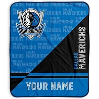 Pegasus Dallas Mavericks 50" x 60" Split Wordmark Personalized Fleece Blanket