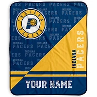 Pegasus Indiana Pacers 50" x 60" Split Wordmark Personalized Fleece Blanket