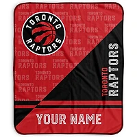Pegasus Toronto Raptors 50" x 60" Split Wordmark Personalized Fleece Blanket