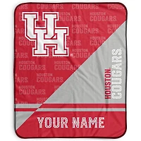 Pegasus Houston Cougars 50" x 60" Split Wordmark Personalized Fleece Blanket