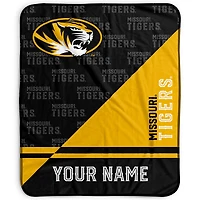 Pegasus Missouri Tigers 50" x 60" Split Wordmark Personalized Fleece Blanket