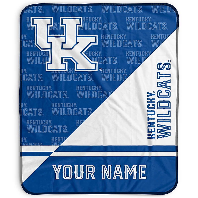 Pegasus Kentucky Wildcats 50" x 60" Split Wordmark Personalized Fleece Blanket