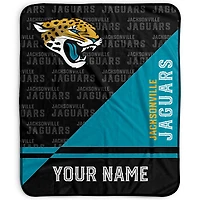 Pegasus Jacksonville Jaguars 50" x 60" Split Wordmark Personalized Fleece Blanket