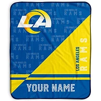 Pegasus Los Angeles Rams 50" x 60" Split Wordmark Personalized Fleece Blanket