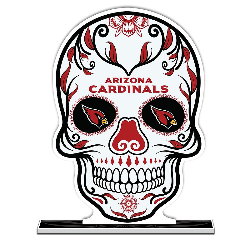 Arizona Cardinals 10" Sugar Skull Standee