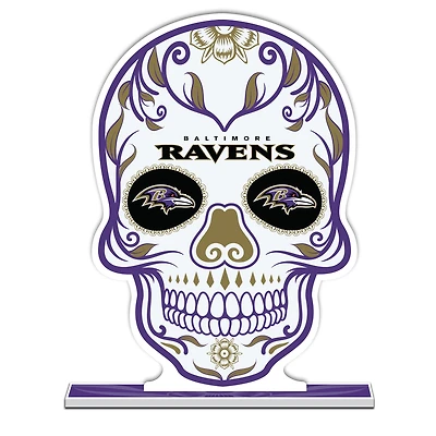 Baltimore Ravens 10" Sugar Skull Standee