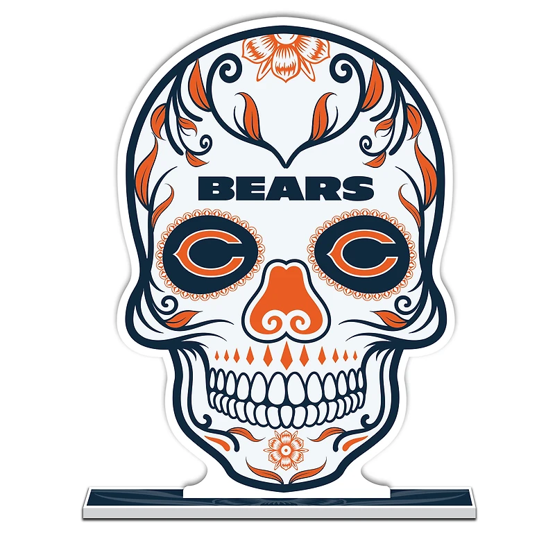 Chicago Bears 10" Sugar Skull Standee