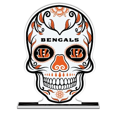 Cincinnati Bengals 10" Sugar Skull Standee