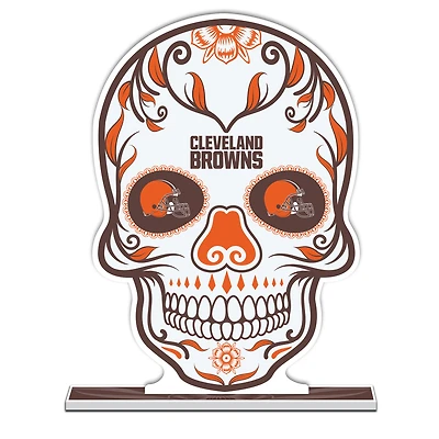 Cleveland Browns 10" Sugar Skull Standee