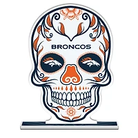 Denver Broncos 10" Sugar Skull Standee
