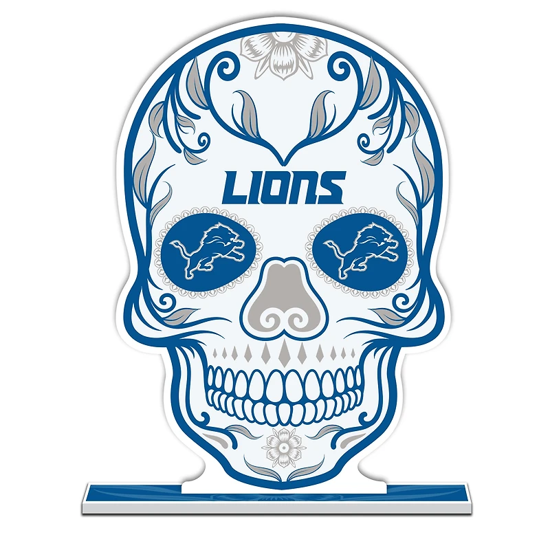 Detroit Lions 10" Sugar Skull Standee
