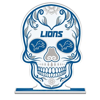 Detroit Lions 10" Sugar Skull Standee