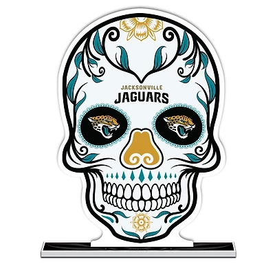 Jacksonville Jaguars 10" Sugar Skull Standee