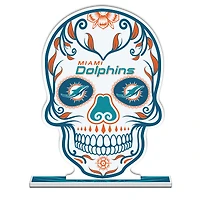 Miami Dolphins 10" Sugar Skull Standee